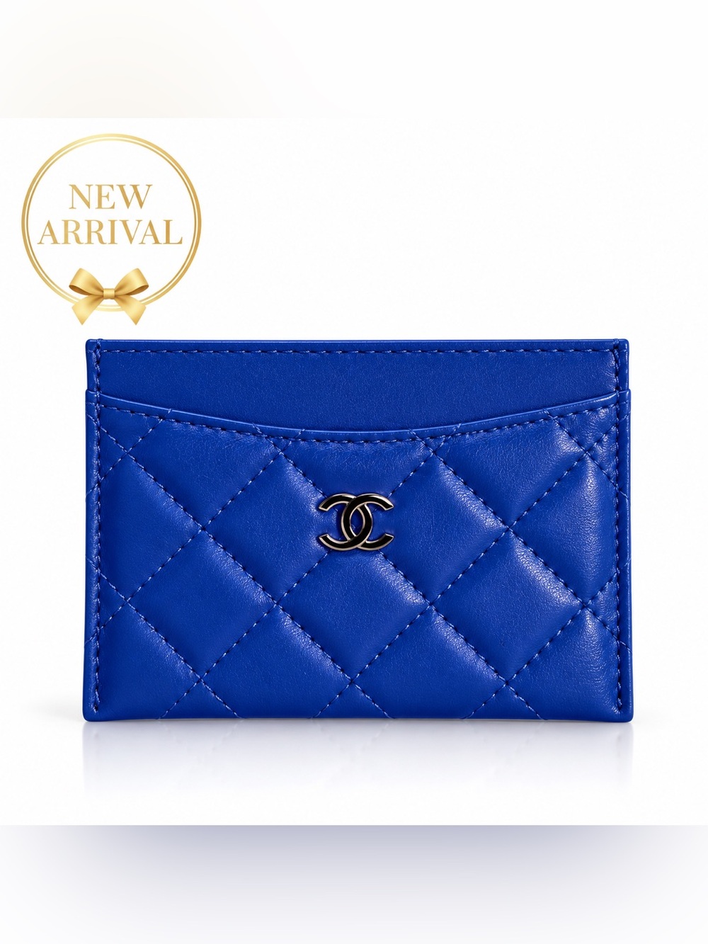 💙 Women’s Quilted Card Holder – Royal Blue 💙
